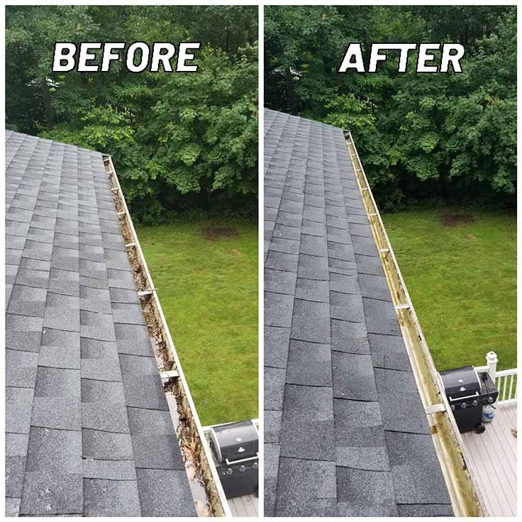 Gutter cleaning and repair