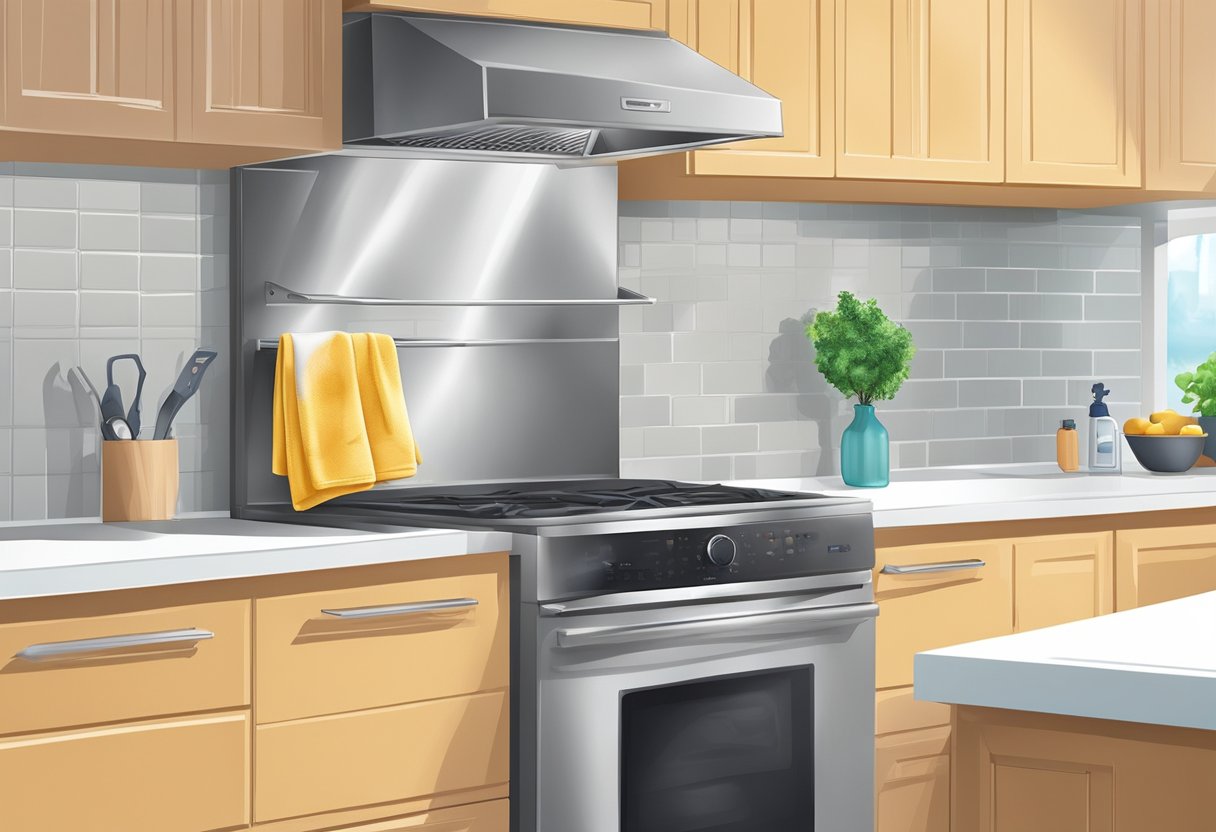 How to Clean Stainless Steel Range Hood | Totally Maintained