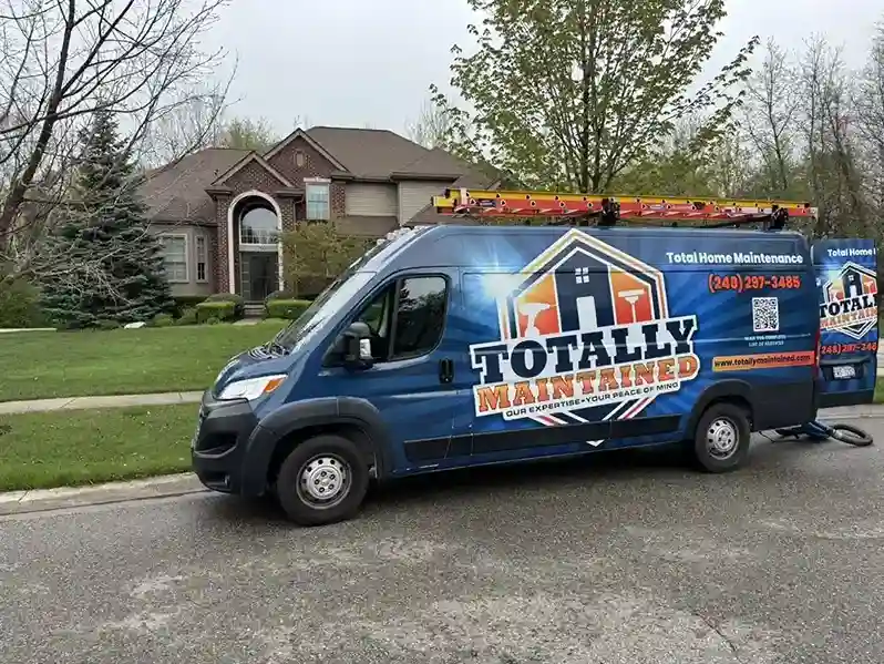 Totally Maintained Van on a road in front of a house
